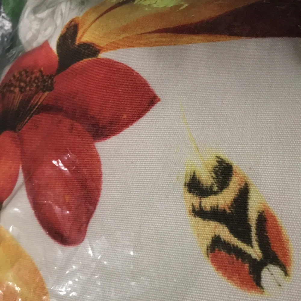 Pottery Barn Alaina Bird Large 20x20 Indoor/Outdoor Pillow with Florals … - Picture 13 of 15